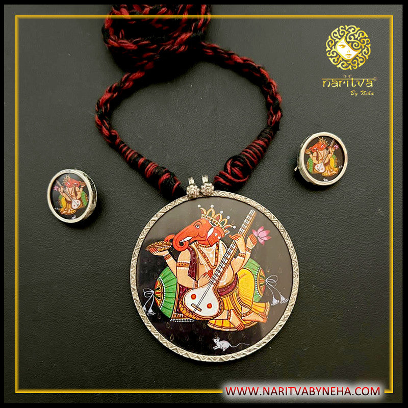 Black-Painted-Ganeshjji Set