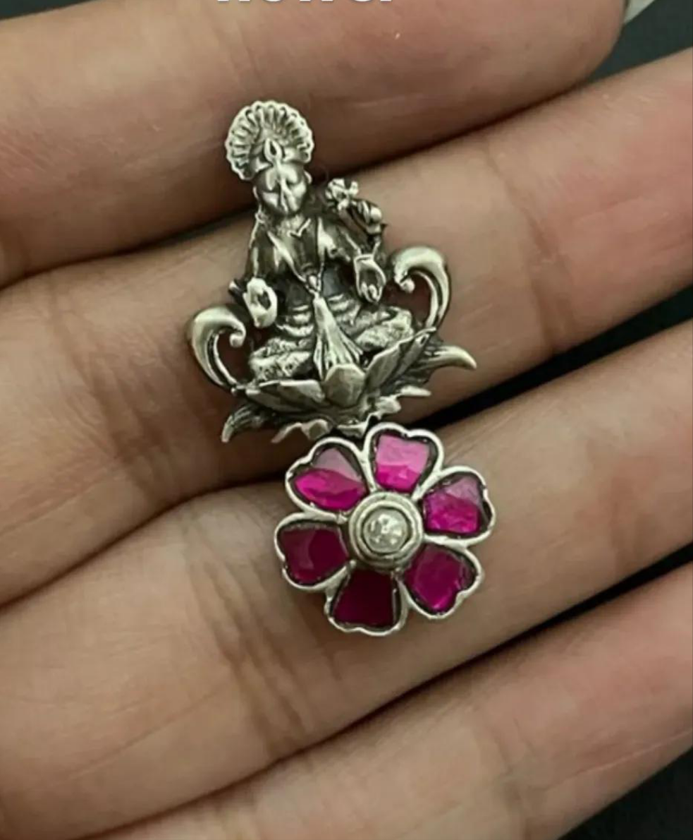 Goddess laxmiji kundan Pendant