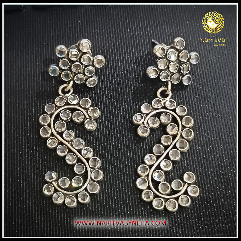"S" Polki Earrings