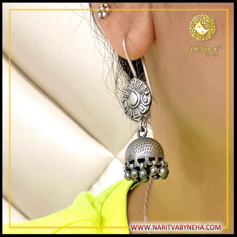 Mughlai Fish hook jhumka