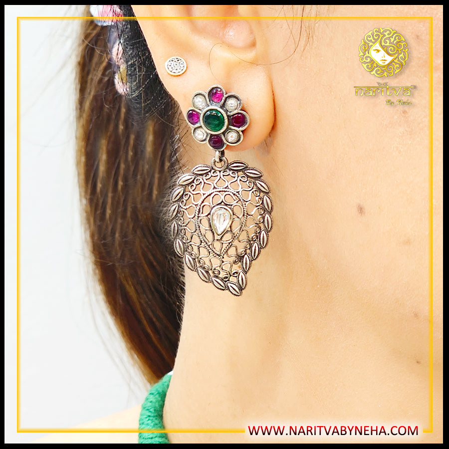 Mango Kundan Earrings