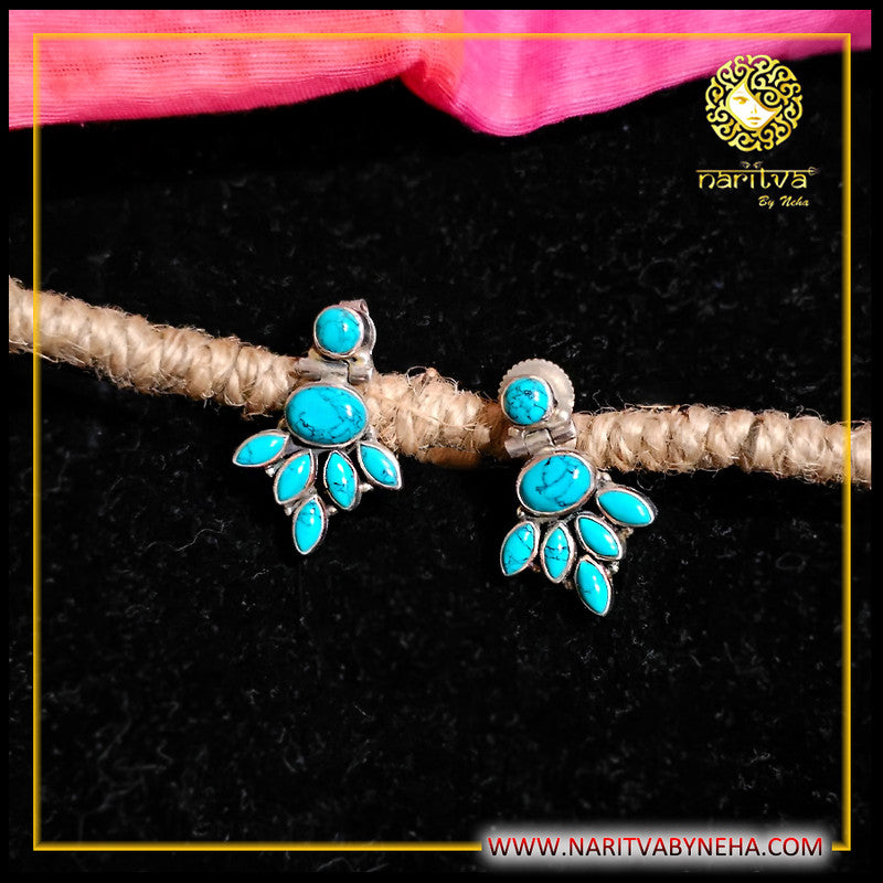 Turquoise Stone Studs