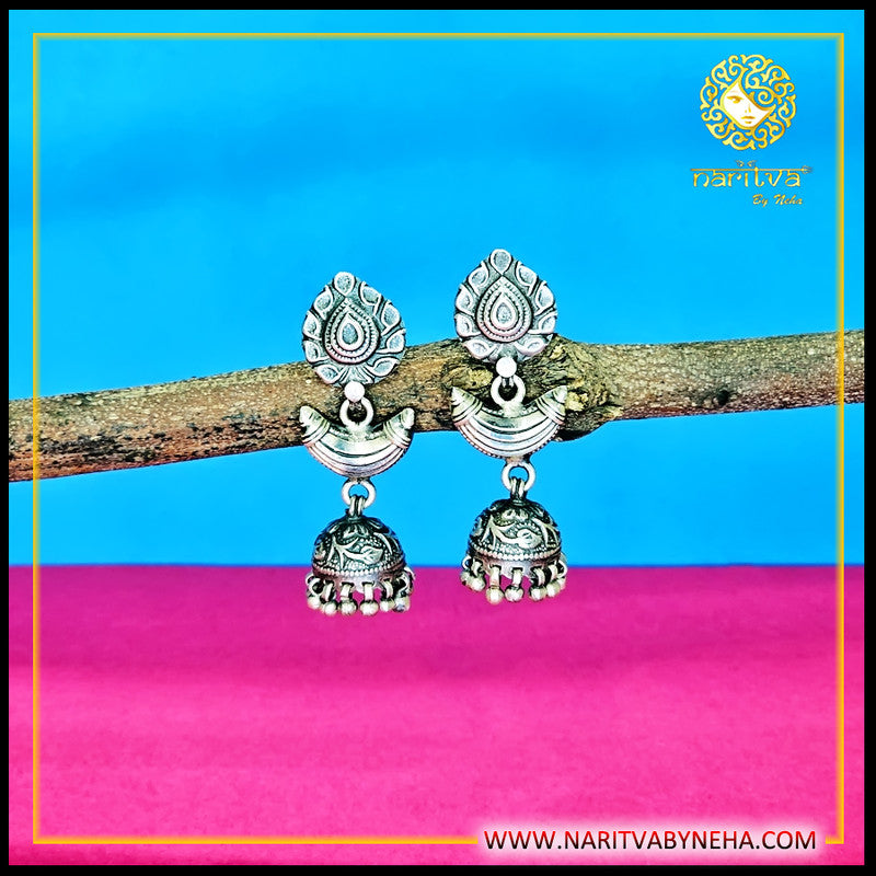 Mughal Moon Layer Jhumka