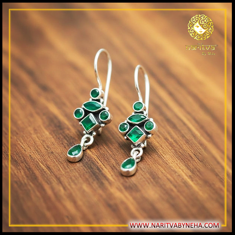 Green Light Weight Earrings