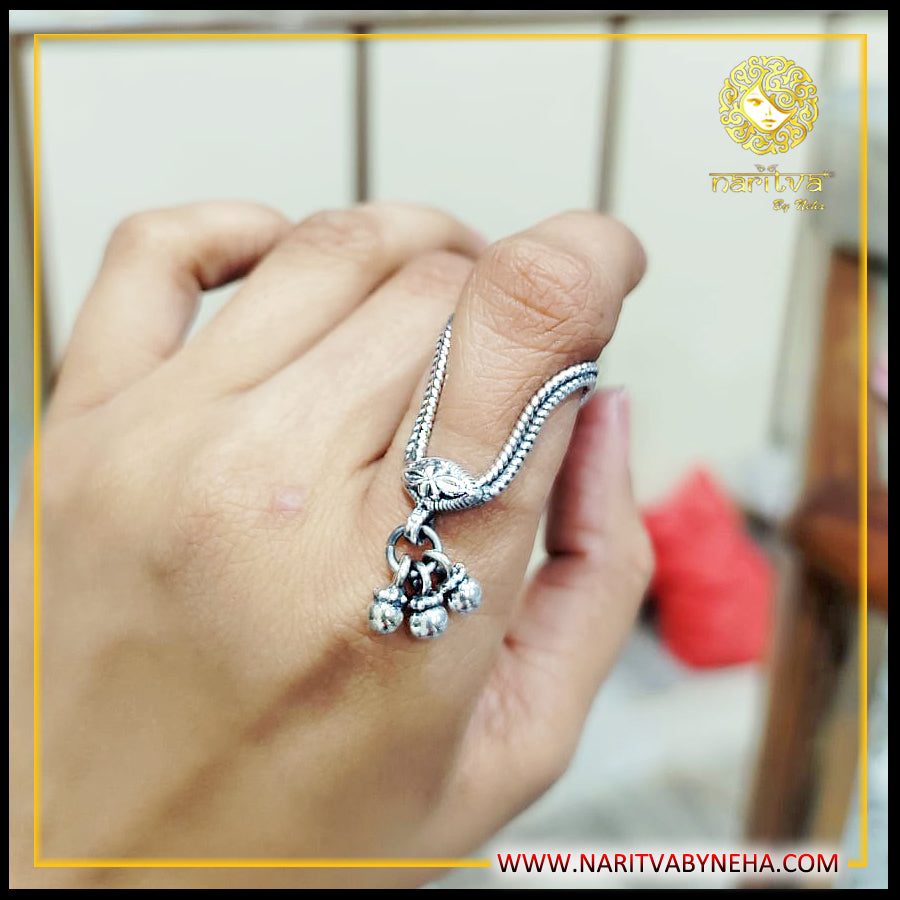 U shaped Ghungroo Ring