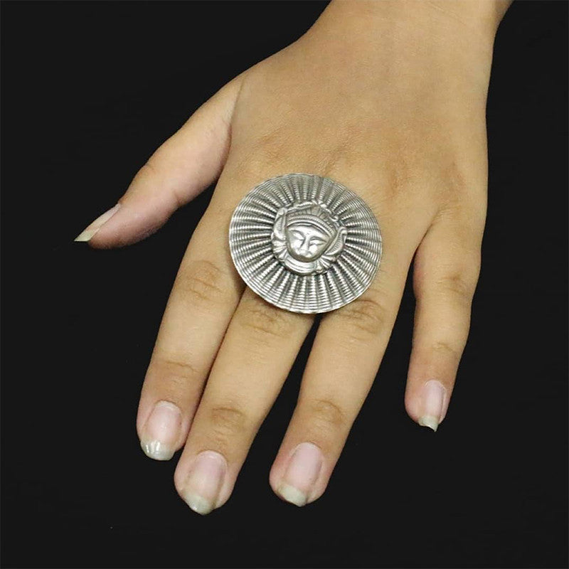 Durga Silver Ring