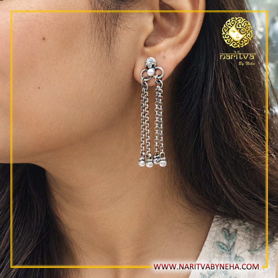 Pearl Latkan Earrings