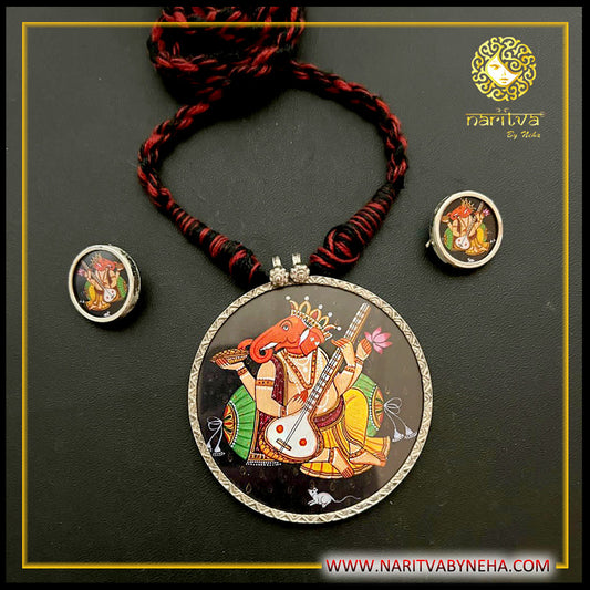 Black-Painted-Ganeshjji Set