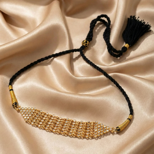 Gold Polish Polki Choker