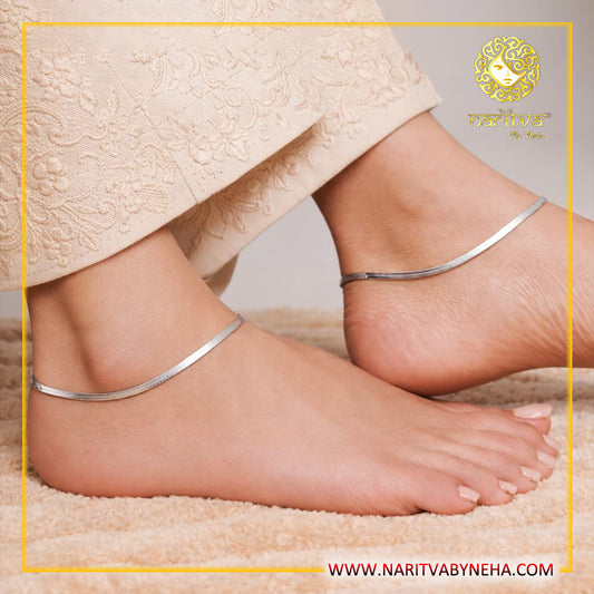 Flat Snake Chain Anklet