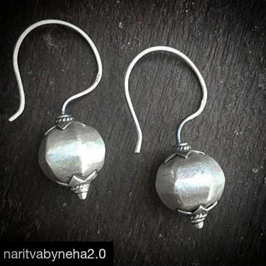 Fish Hook Ball Earrings