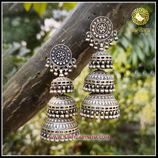 Triple Layered Jhumka