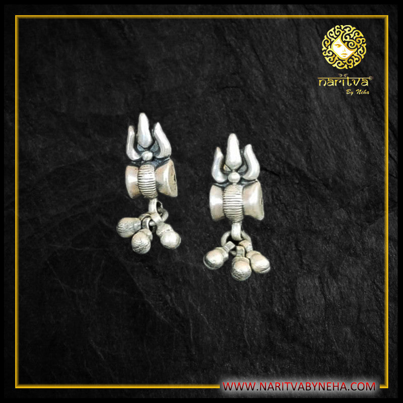 Shiva Trishul Studs