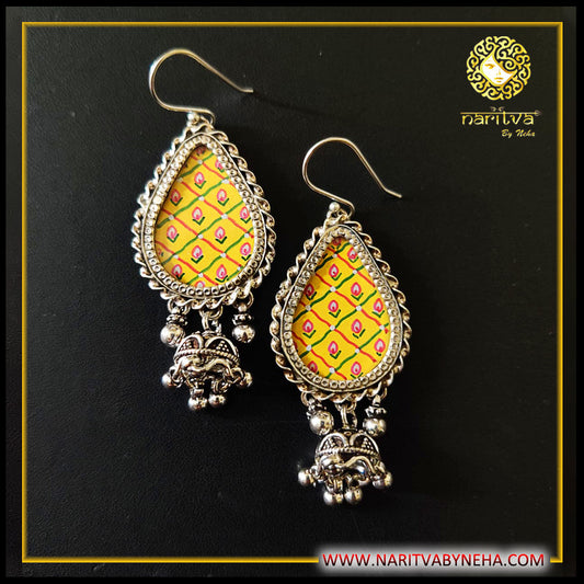 Yellow Painted with mini jhumki