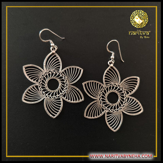 Flower Hook Earring