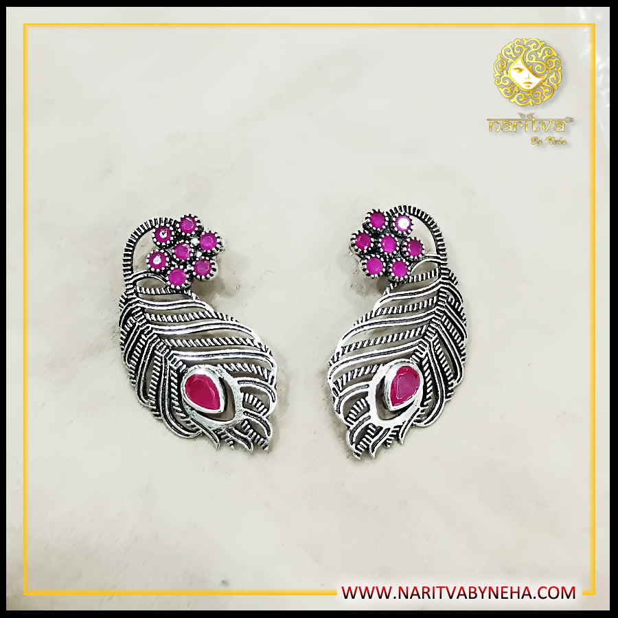 Krishna Morpankh Earrings