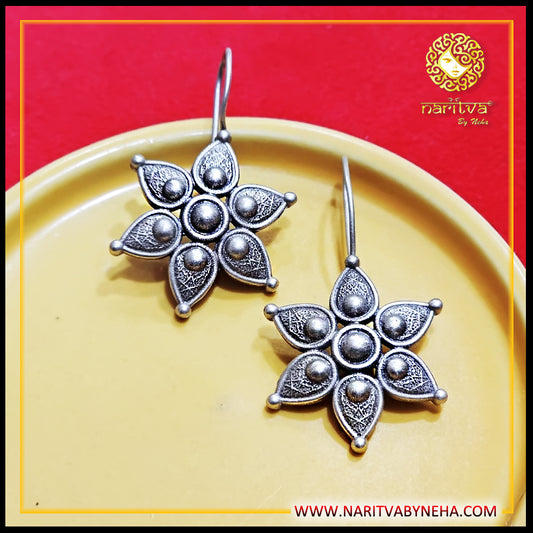 Fish Hook Star Earrings