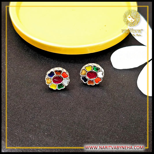 Multi Kundan Studs