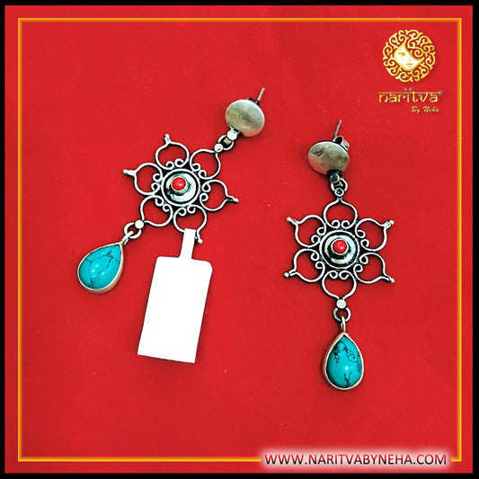 Turquoise Drop Danglers