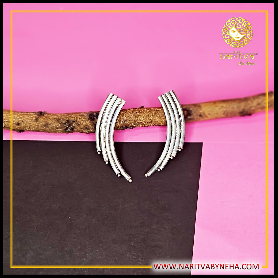 Layer Curved Earrings