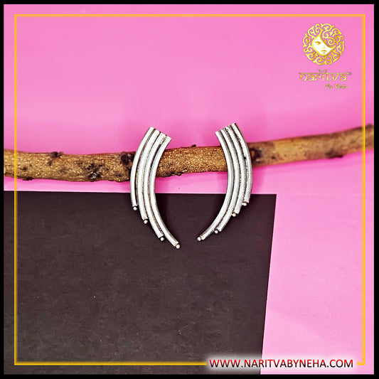 Layer Curved Earrings