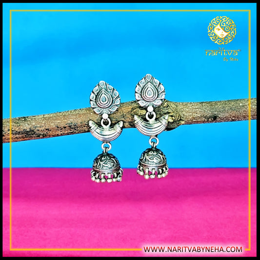 Mughal Moon Layer Jhumka