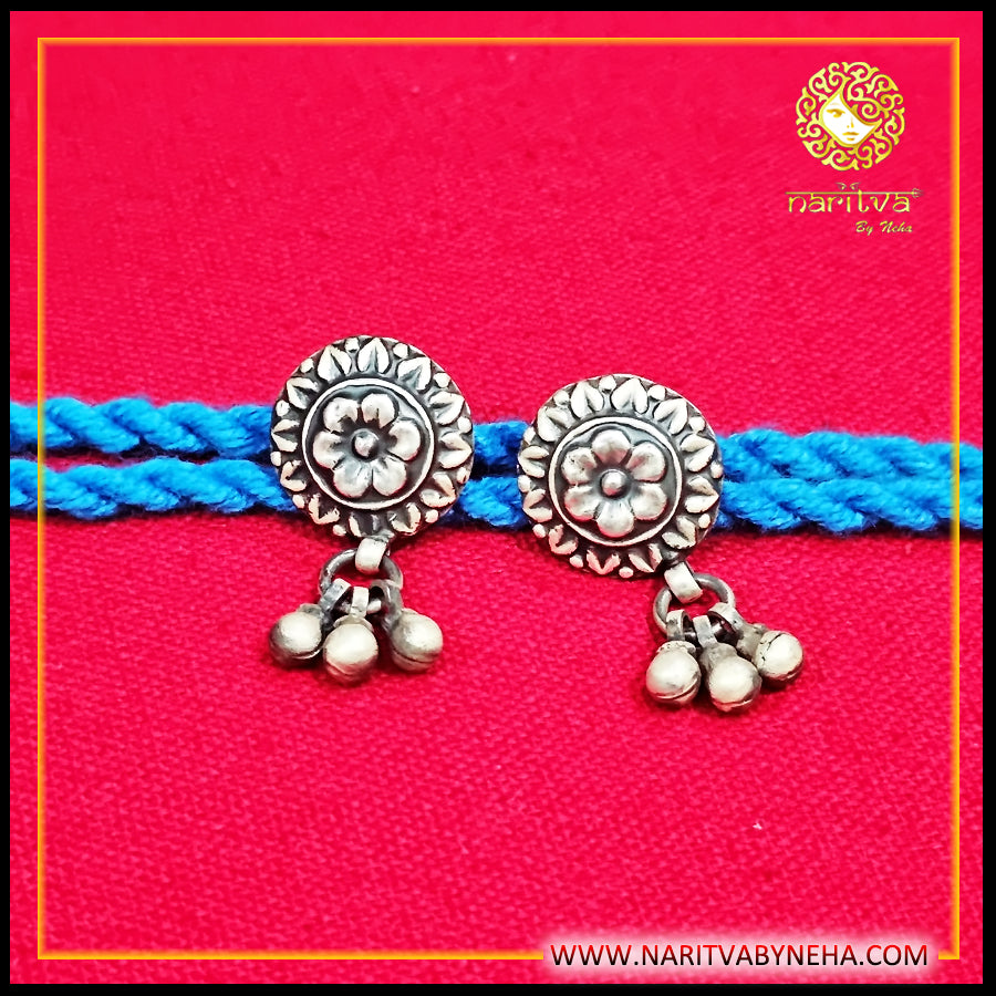 Textured Flower Studs