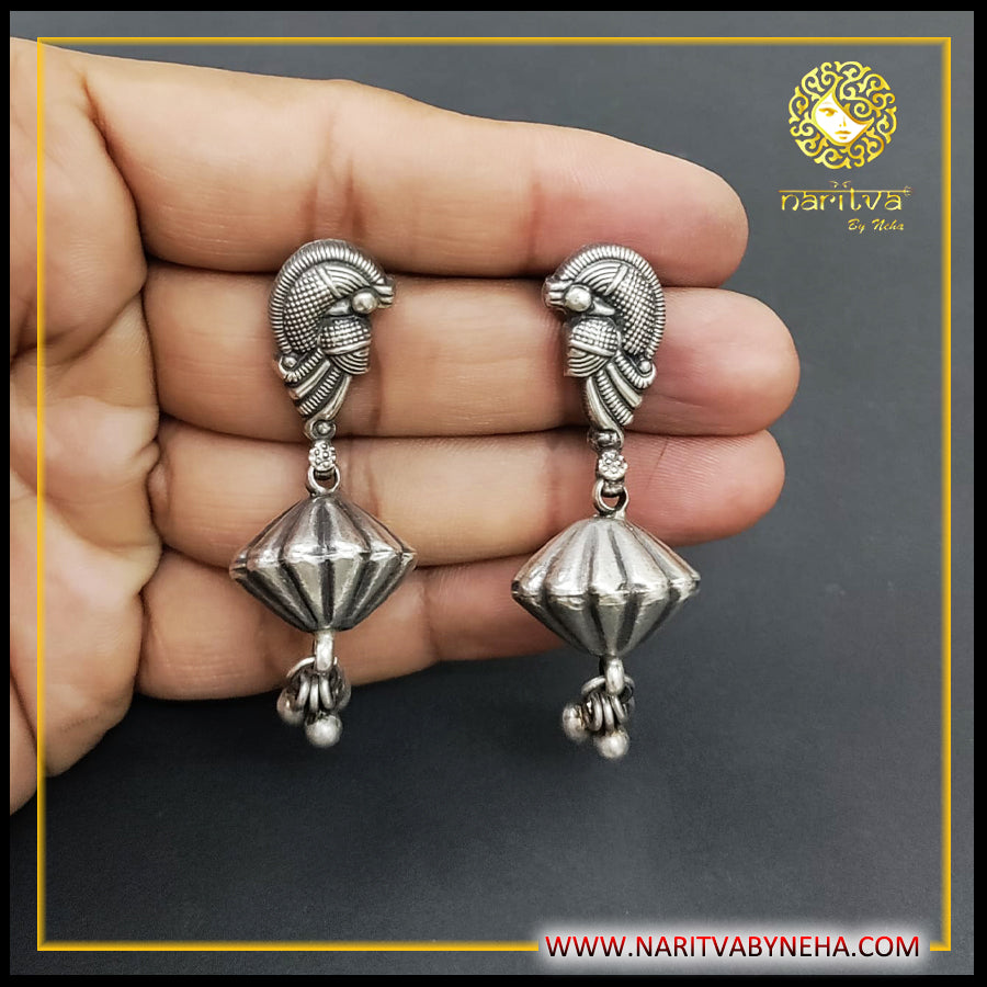 Peacock Ghungroo Earrings