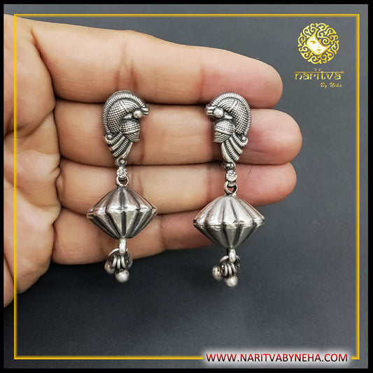 Peacock Ghungroo Earrings