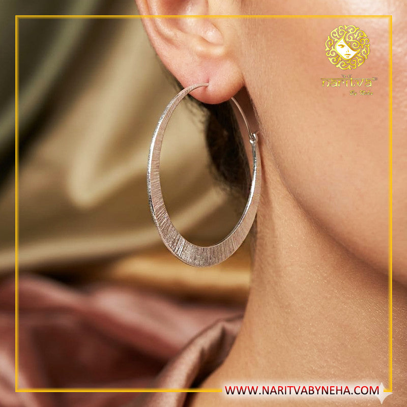 Textured Hoop Earrings