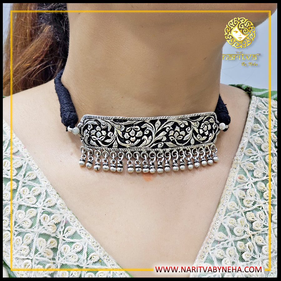 Chitai Pan Stud and Choker Set