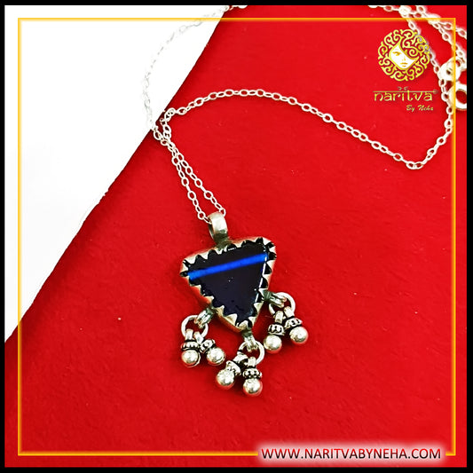 Blue Ghungroo Pendant