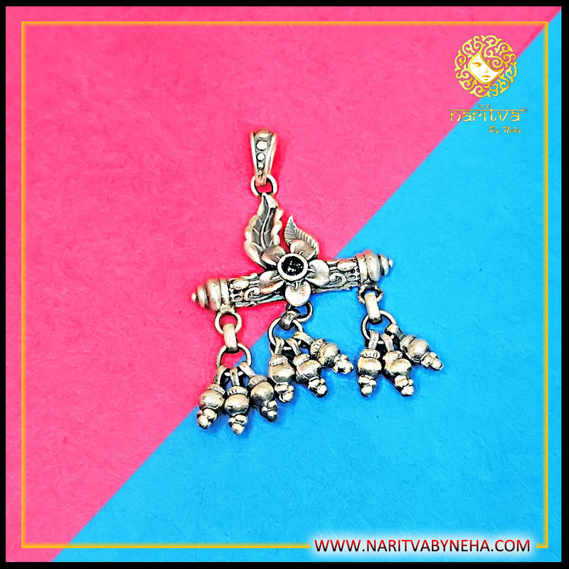 Leaf Ghungroo Pendant