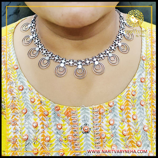 Multi Circle Necklace set