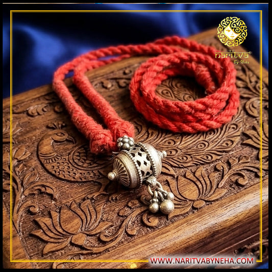 Mini Damru Ghungroo Necklace