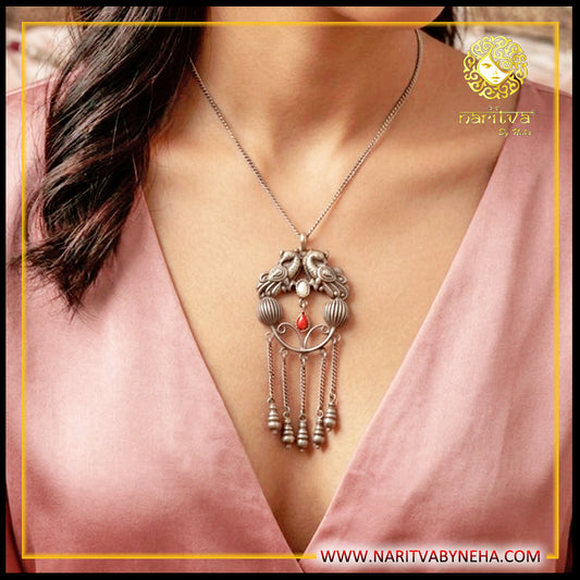 Peacock Latkan Pendant