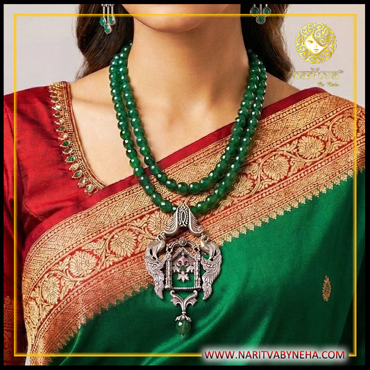 Royal emerald necklace