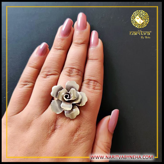 Flower Cocktail Ring