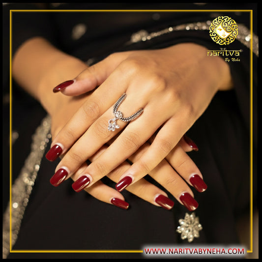 U shaped Ghungroo Ring