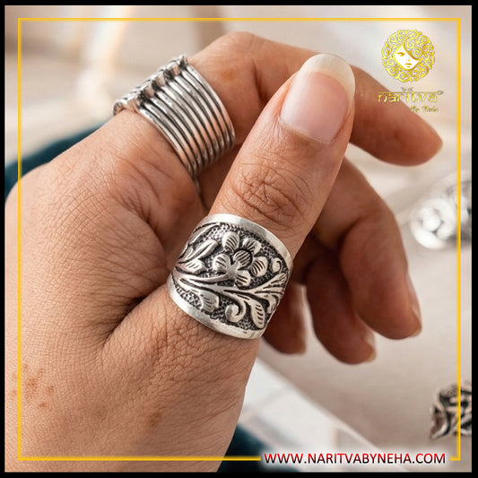 Broad Chitai Ring Band