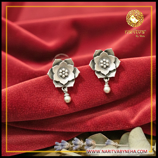 Rose Flower Studs