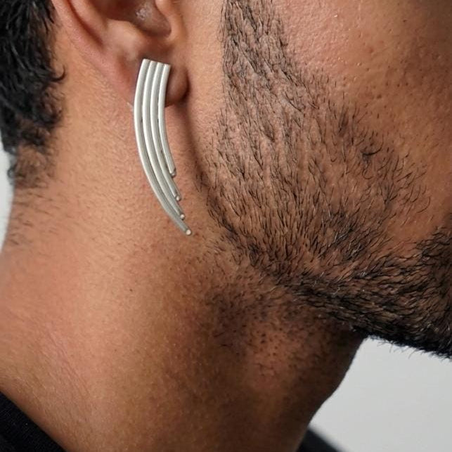Layer Curved Earrings