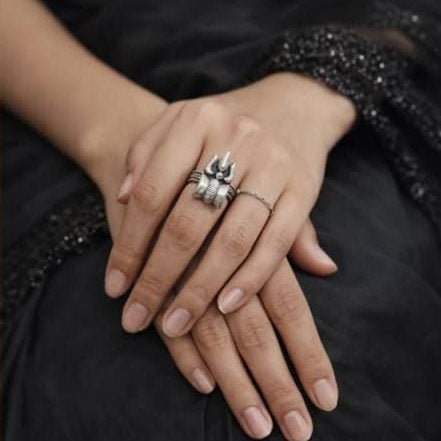 Shiva Trishul Ring