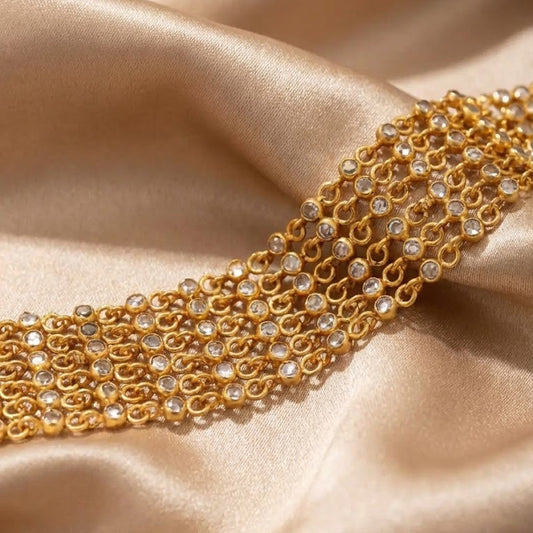 Gold Polish Polki Choker
